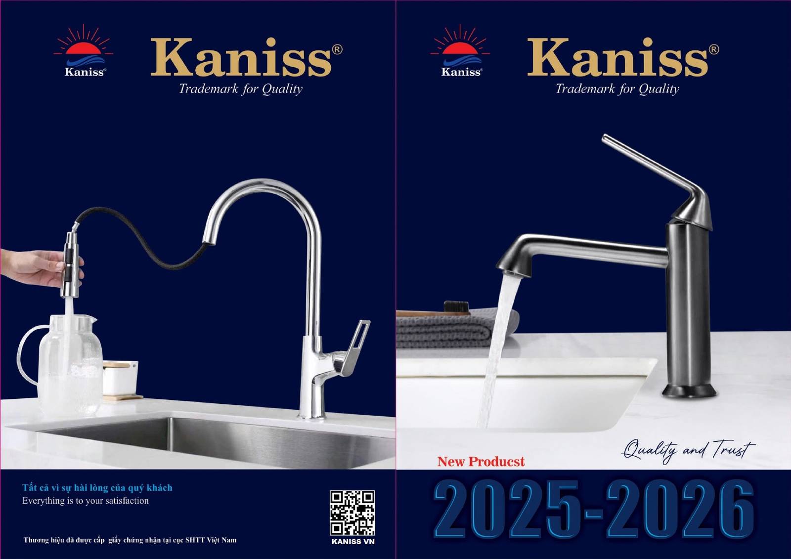 Bảng giá và Catalogue Thiết bị vệ sinh KANISS mới nhất 2025 /Page 1